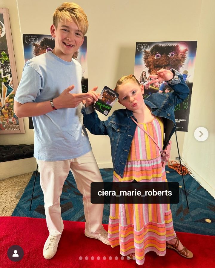 Image - Kaido Lee Roberts pictured with his younger sister, Ciera Marie Roberts, as shared by Kaido via Instagram in June 2024.