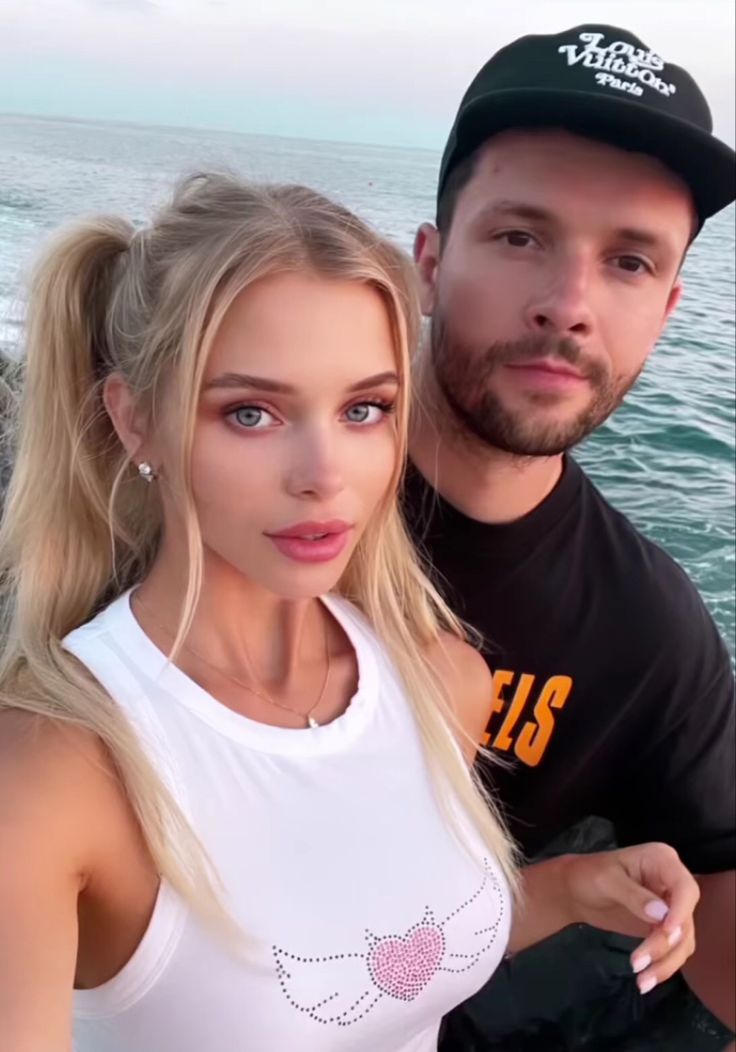 Image - Alla Bruletova, is pictured with her long-term boyfriend.